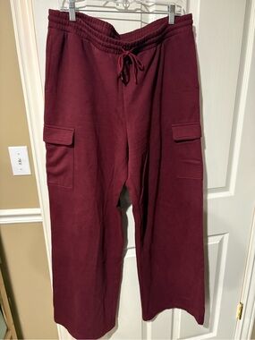NWOT- B.P.  Maroon Drawstring Waist Sweatpants